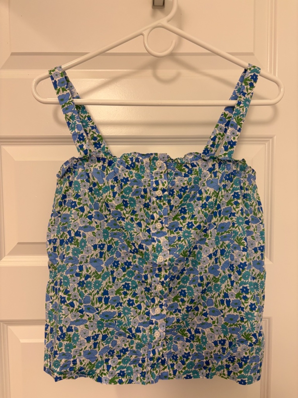 J Crew Liberty Print Tank blouse